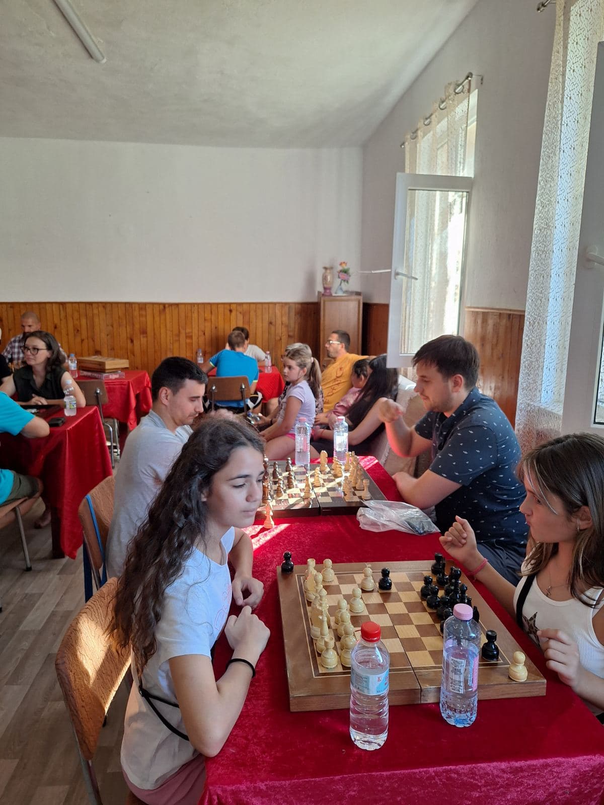🏆♟️Турнир по шах и табра . 🎬Лятно кино 📽