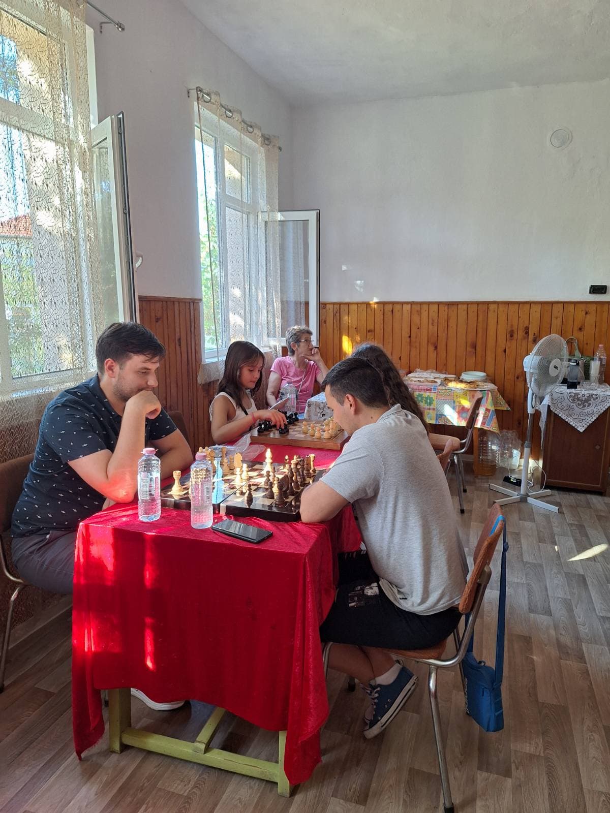🏆♟️Турнир по шах и табра . 🎬Лятно кино 📽