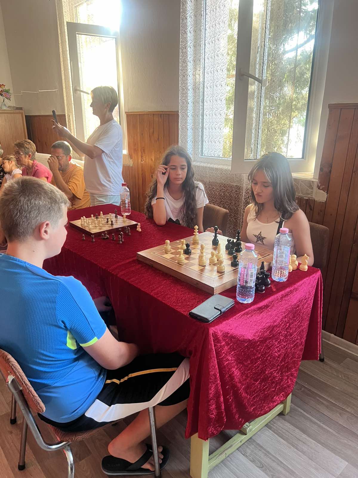 🏆♟️Турнир по шах и табра . 🎬Лятно кино 📽