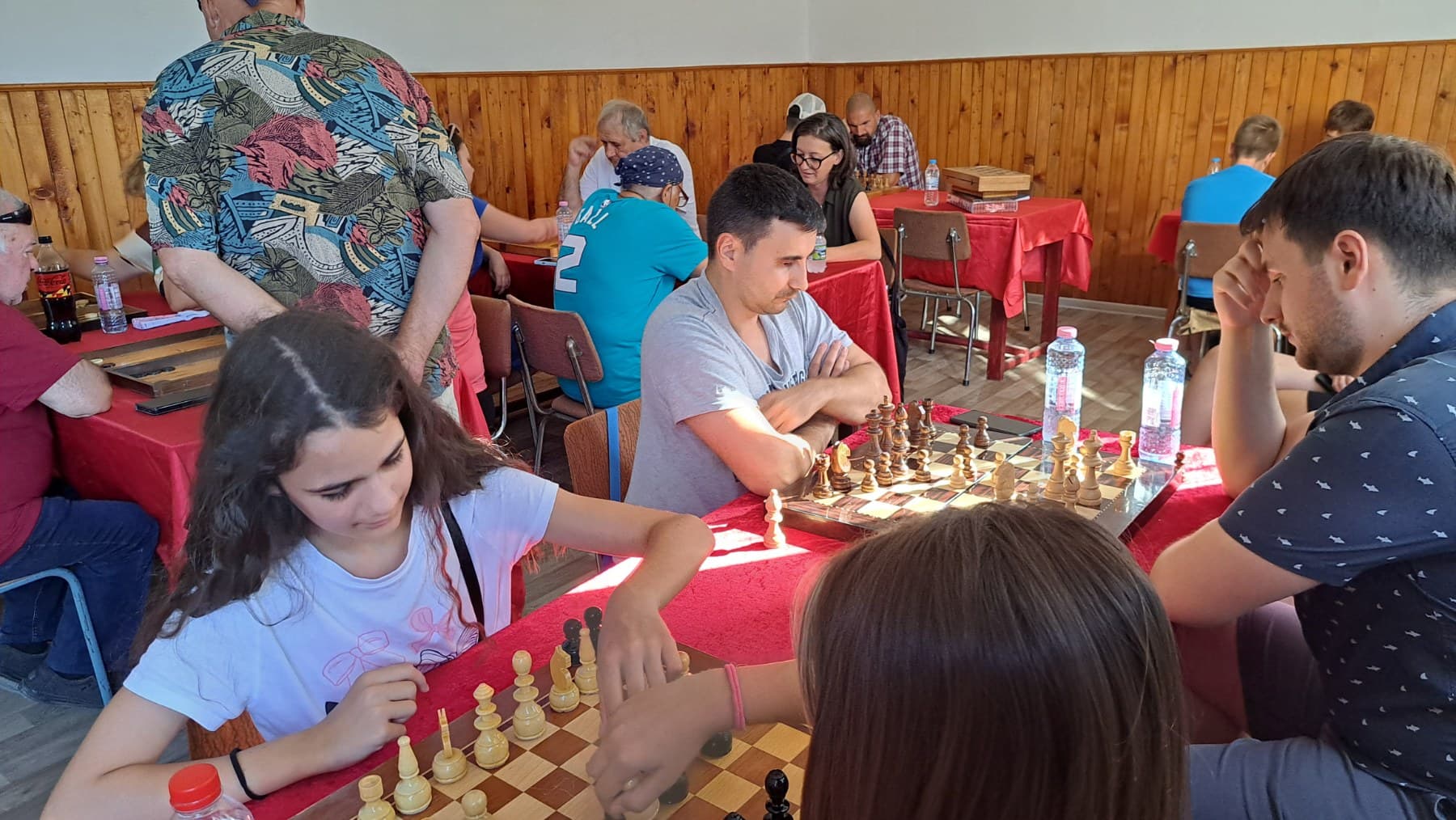 🏆♟️Турнир по шах и табра . 🎬Лятно кино 📽