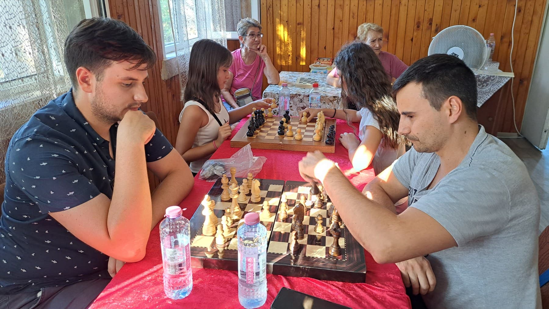 🏆♟️Турнир по шах и табра . 🎬Лятно кино 📽